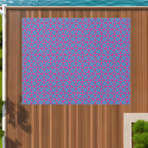 Whimsical Geometric Pattern Outdoor Rug