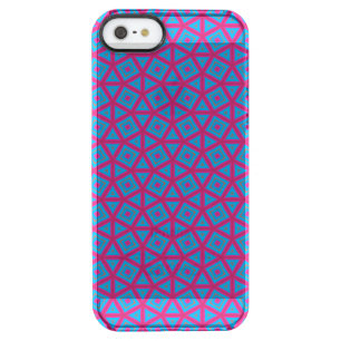 Whimsical Geometric Pattern Clear iPhone SE/5/5s Case