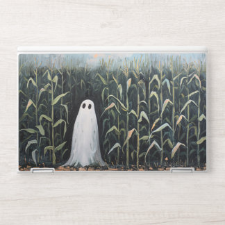 Whimsical Ghost Corn Field Painting HP Laptop Skin