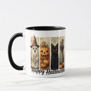 Whimsical Ghosts, Cats & Cozy Creatures Mug