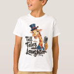 Whimsical Giraffe: Tall Tales and Laughter T-Shirt