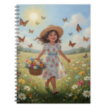 Whimsical Girl Notebook