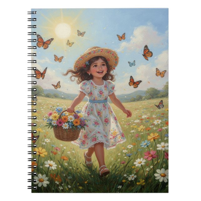 Whimsical Girl Notebook (Front)