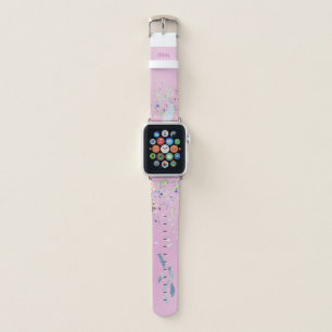 Whimsical Glitter Mermaid Beachy Under the Sea Apple Watch Band