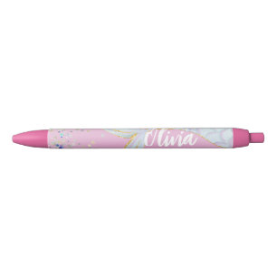 Whimsical Glitter Mermaid Beachy Under the Sea Pen