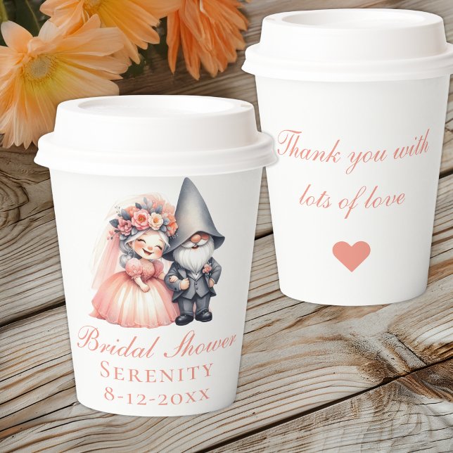 Whimsical Gnome Personalized Wedding Thank You Can Mini Candle Favors (Creator Uploaded)