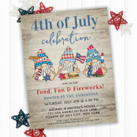 Whimsical Gnomes BBQ Farmhouse 4th Of July Party