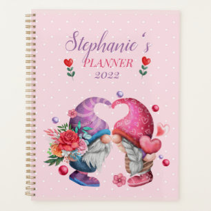 Whimsical Gnomes in Love Personalized  Planner