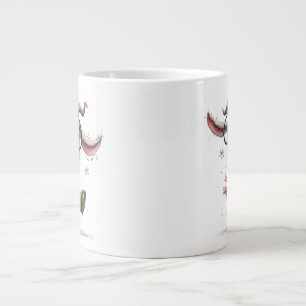 Whimsical Goat with Glasses Specialty Mug