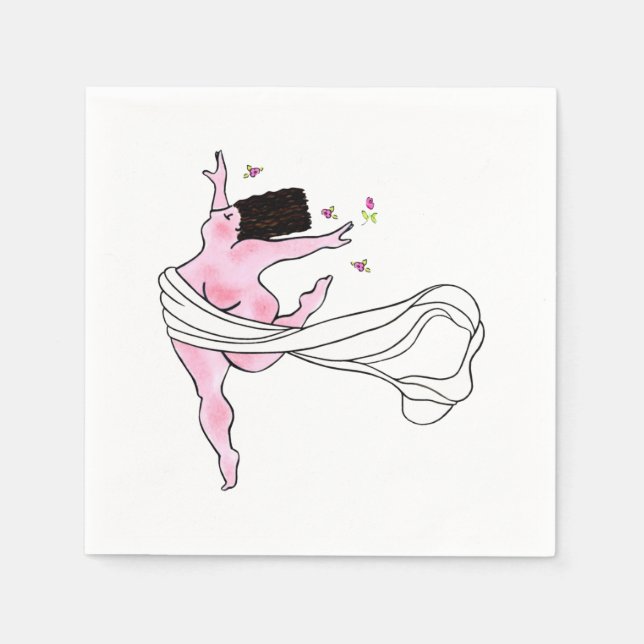 Whimsical Goddess  Napkins (Front)