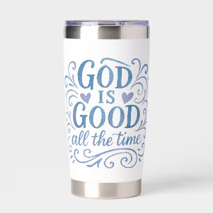 Whimsical Good is Good Typography Insulated Tumbler