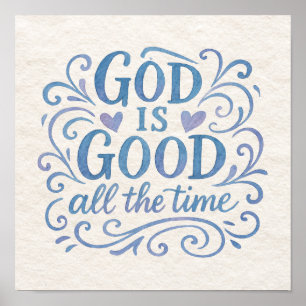 Whimsical Good is Good Typography Poster
