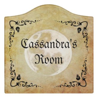 Whimsical Goth Full Moon Halloween
