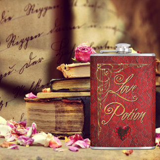 Whimsical Goth Love Potion Flask