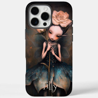 Whimsical Gothic Fairy Dark Fantasy Personalized  iPhone 16 Pro Max Case