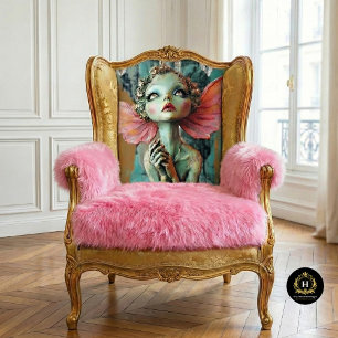 Whimsical Gothic Gargoyle Fairy Decoupage  Tissue Paper