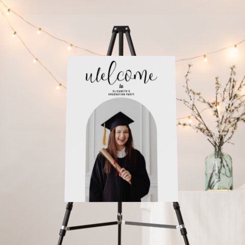 Whimsical Graduate Photo Arch Graduation Welcome Foam Board