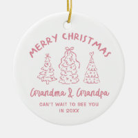 Whimsical Grandparents Pregnancy Announcement