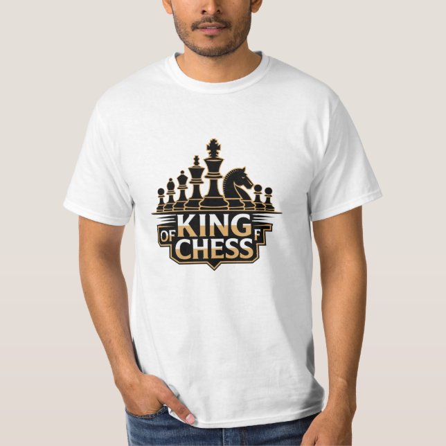 Whimsical Graphics for Chess Players T-Shirt (Front)