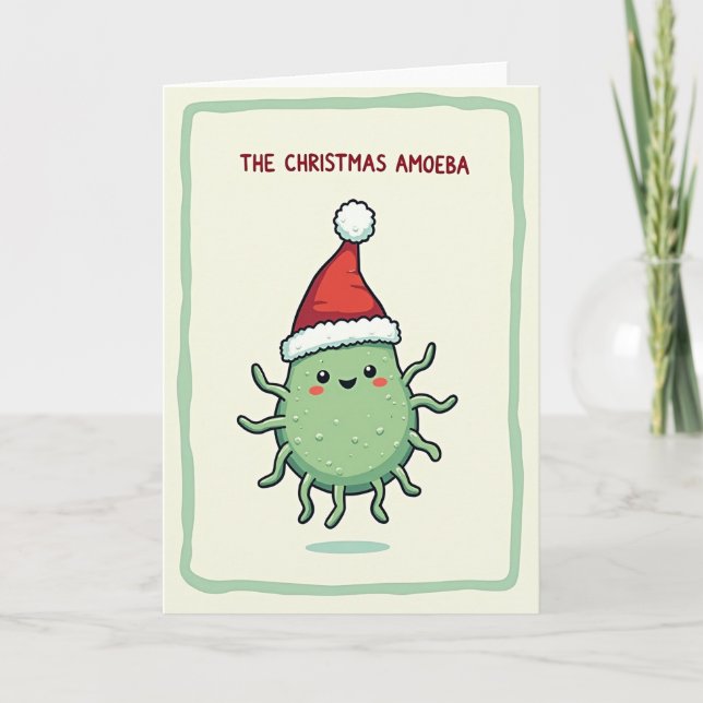 Whimsical Green Creature Card (Front)