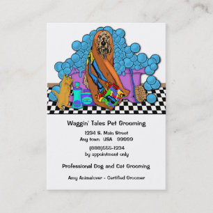Whimsical Grooming Business And Appointment Card
