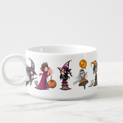 Whimsical Halloween Art by Molly Harrison Bowl