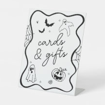 Whimsical Halloween Baby Shower Cards & Gifts