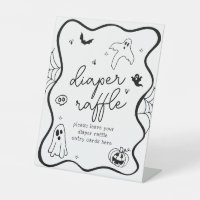 Whimsical Halloween Baby Shower Diaper Raffle