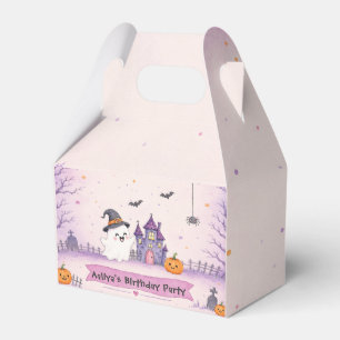 Whimsical Halloween Birthday Party Favor Boxes