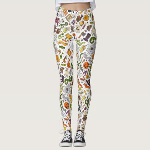 Whimsical Halloween Designs Leggings