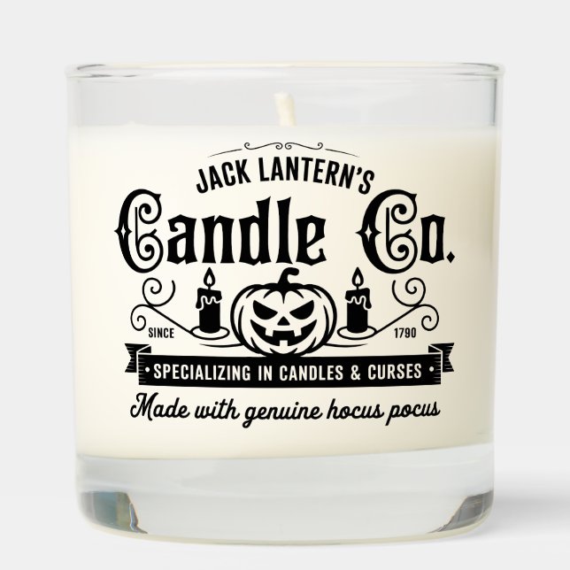 Whimsical Halloween Magic | Spooky Soy Scented Candle (Right)