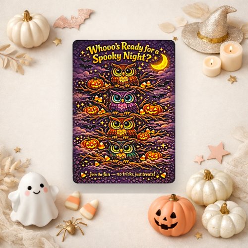 Whimsical Halloween Owl Pumpkin Night  Invitation