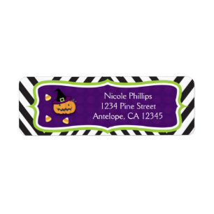 Whimsical Halloween Party Fun Favor Custom Label