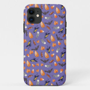 Whimsical Halloween Pattern iPhone 11 Case