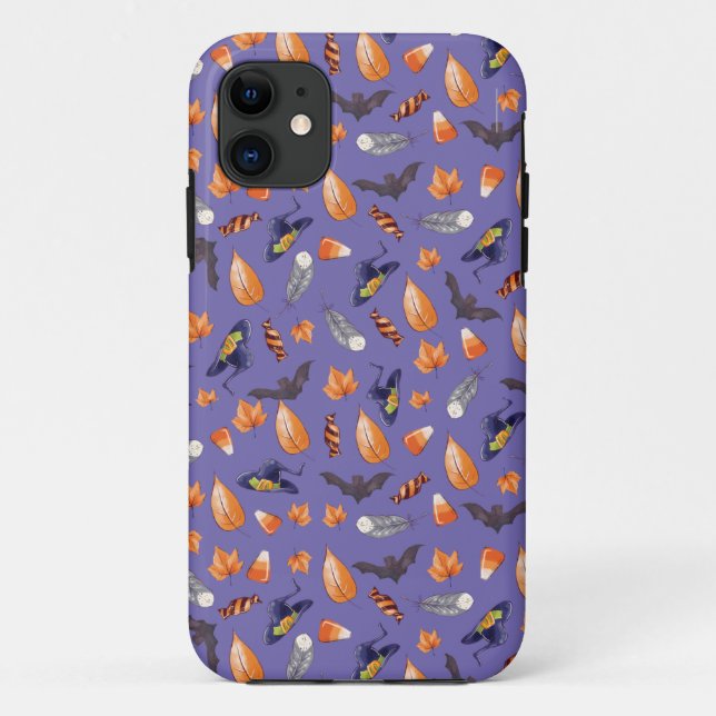Whimsical Halloween Pattern Case-Mate iPhone Case (Back)
