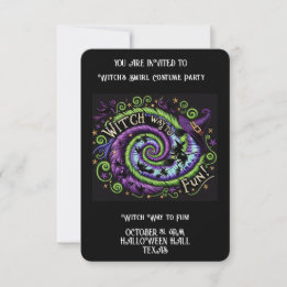 Whimsical Halloween : Spooktacular Celebration Invitation
