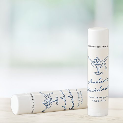 Whimsical Hand Drawn Blue Bachelorette