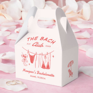 Whimsical Hand Drawn Coastal Bachelorette Favor Boxes