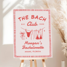 Whimsical Hand Drawn Coastal Bachelorette Welcome