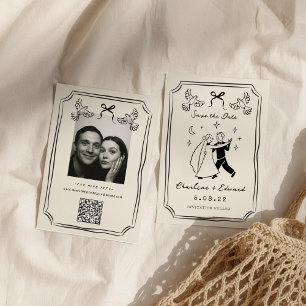 Whimsical Hand Drawn Doodle Save The Date
