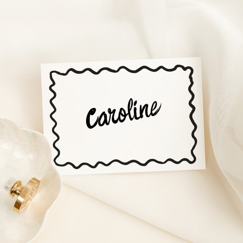 Whimsical Hand Drawn Place Card