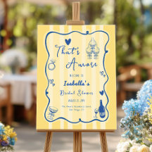 Whimsical Hand Drawn That's Amore Bridal Shower