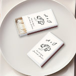 Whimsical Hand Drawn Vintage Car Matchboxes<br><div class="desc">This adorable design features hand drawn elements and a whimsical bold text.</div>