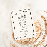 Whimsical Hand Drawn Wedding Dessert Menu<br><div class="desc">This adorable design features hand drawn elements and a whimsical bold text.</div>