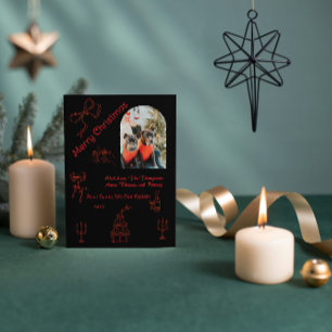 Whimsical handwritten Christmas Card