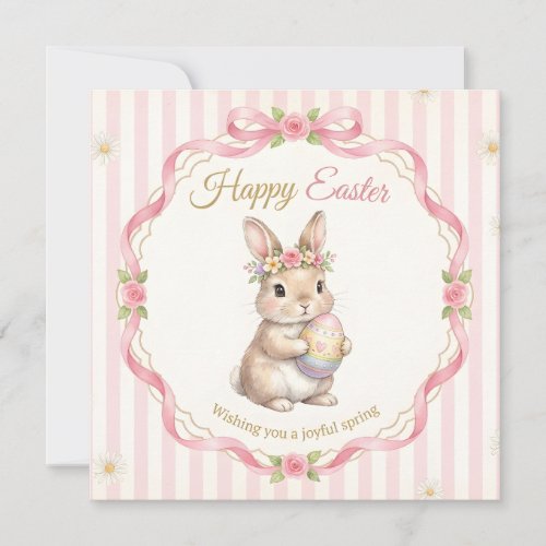 Whimsical Happy Easter Greeting Card