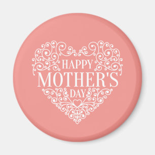Whimsical Happy Mother's Day Magnet