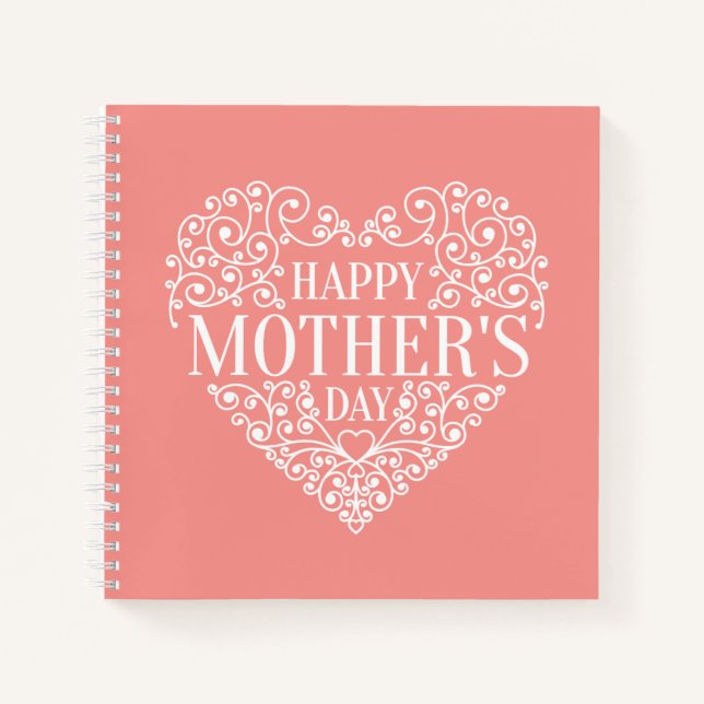 Whimsical Happy Mother's Day | Notebook (Front)
