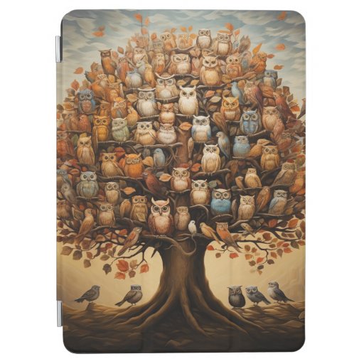 Whimsical Haven: The Owl-Adorned Arboretum iPad Air Cover