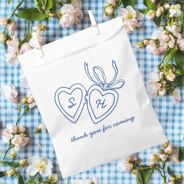 Whimsical Heart Locket Doodle Sketch Modern CUSTOM Favor Bag (Whimsical Heart Locket Doodle Sketch Modern CUSTOM Favor Bag
)